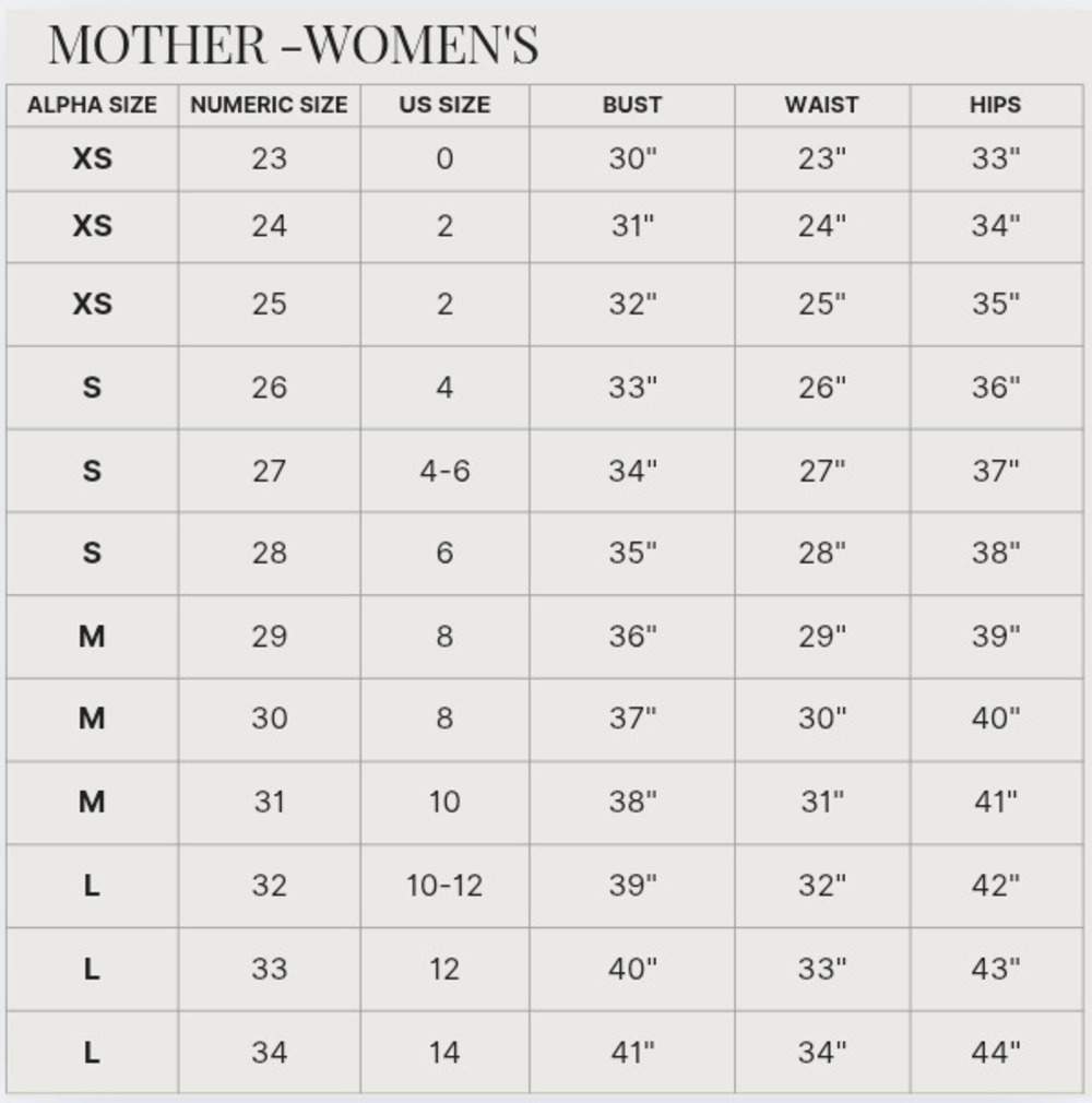 NEW MOTHER tab undercover skimp pants in you're my favorite - Picture 2 of 6